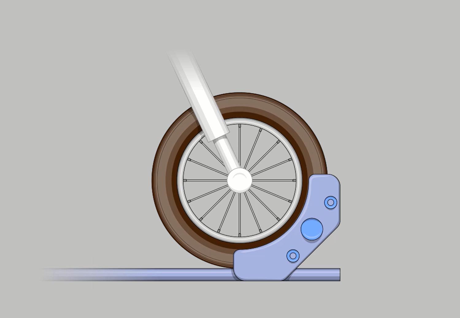 screenshot animatie pneumatische wielklem